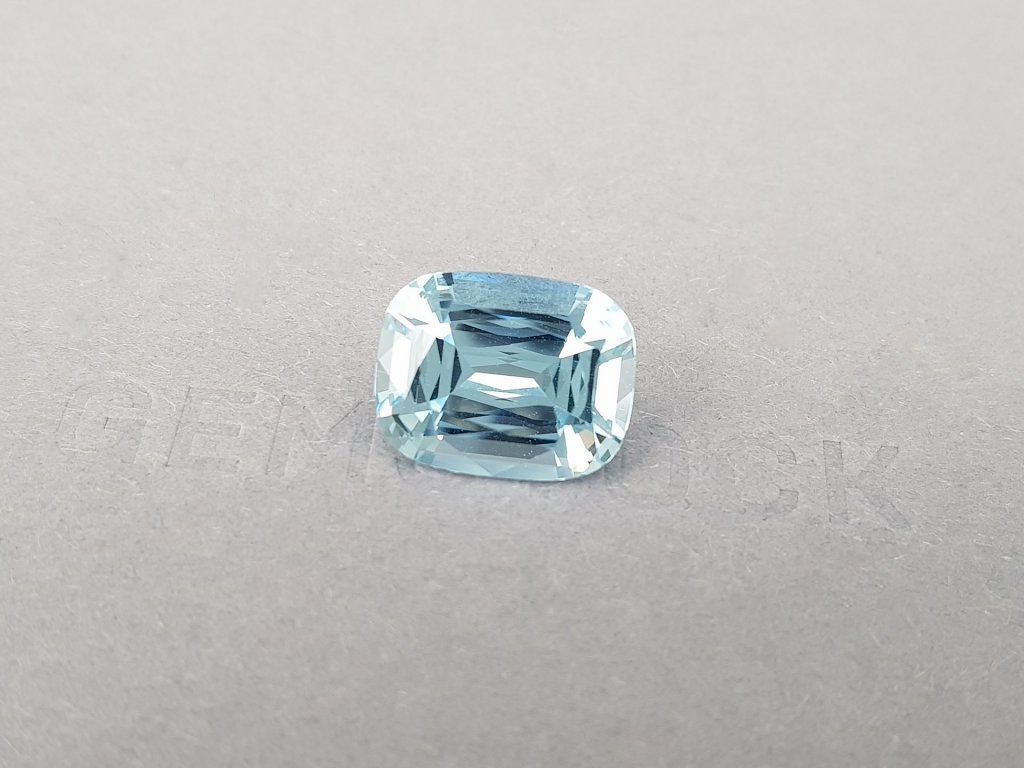 Intense blue cushion-cut aquamarine 8.22 ct, Mozambique Image №3
