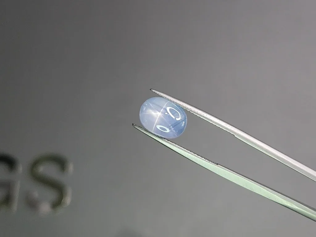 Cabochon-cut star blue sapphire 5.16 carats, Sri Lanka Image №3