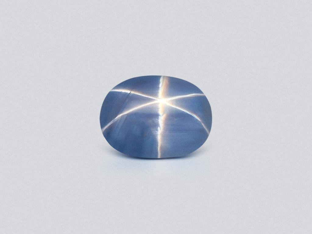 Cabochon-cut star blue sapphire 5.16 carats, Sri Lanka Image №1