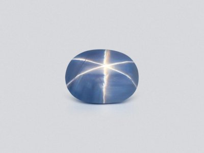 Cabochon-cut star blue sapphire 5.16 carats, Sri Lanka photo
