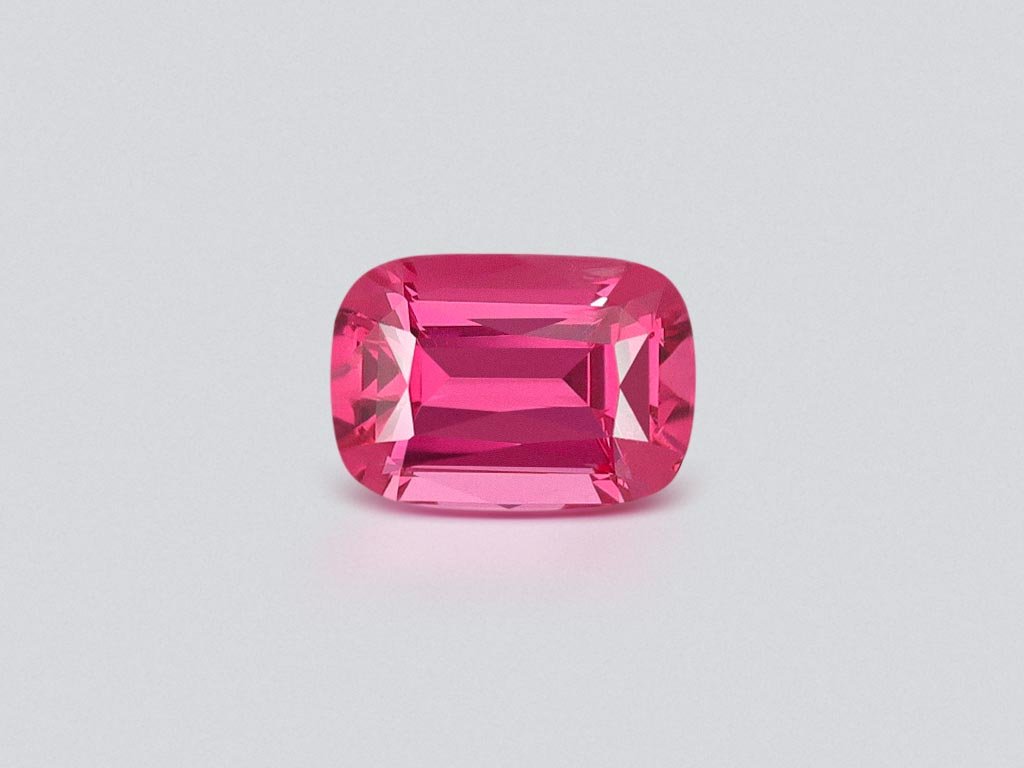 Vivid pink Mahenge spinel in cushion cut 2.75 carats, Tanzania Image №1