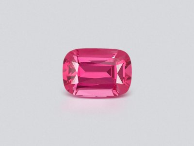 Vivid pink Mahenge spinel in cushion cut 2.75 carats, Tanzania photo