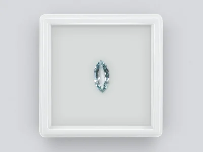 Marquise cut aquamarine 0.89 carats, Africa photo