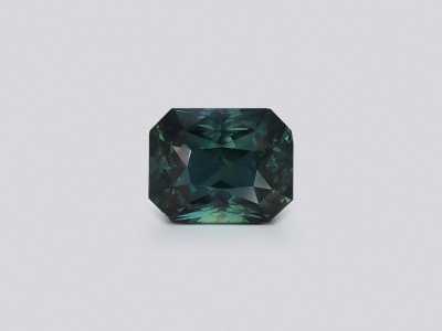 Unheated Teal sapphire radiant cut 2.24 carats, Sri Lanka photo