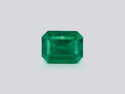 Emerald Vivid Green octagon cut 9,91 carats, Zambia photo