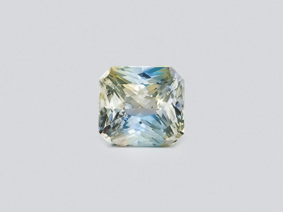 Unheated sapphire Bi-color radiant cut 2.15 carats, Madagascar photo