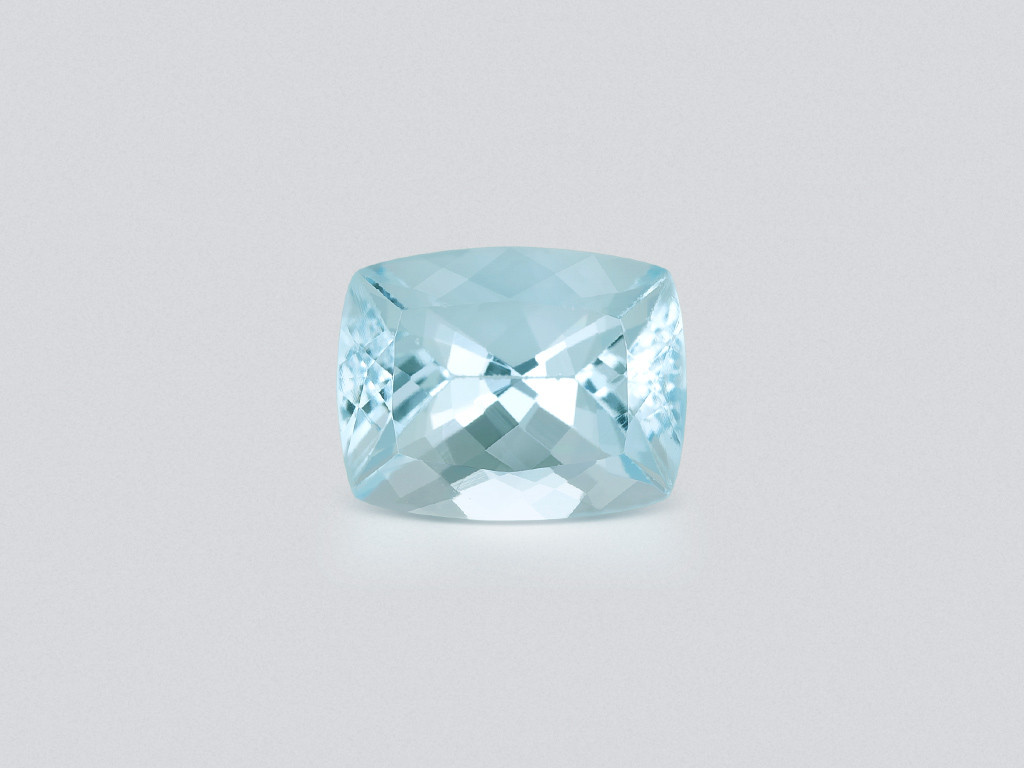 Aquamarine cushion cut 2.59 carats, Madagascar  Image №1