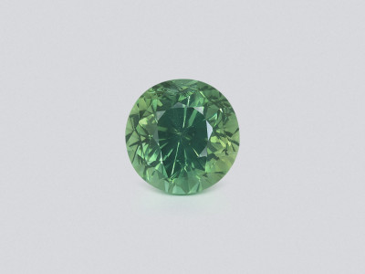 Unheated sapphireTeal round cut 4.00 carats, Madagascar photo