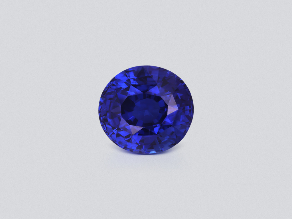 Sapphire Royal Blue cushion cut 6.44 carats, Sri Lanka Image №1
