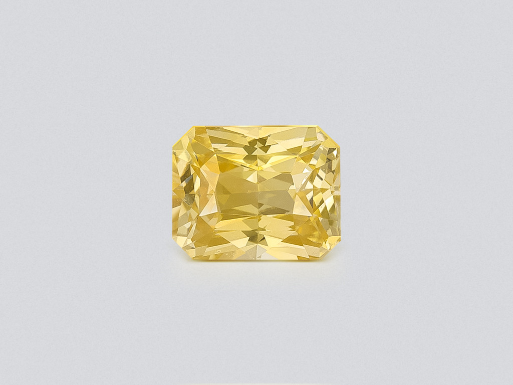 Yellow sapphire radiant cut 1.57 carats, Madagascar Image №1