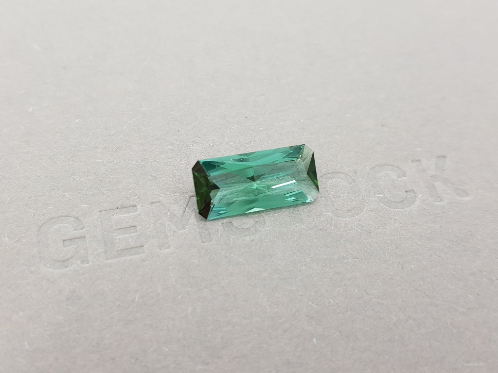 Blue green tourmaline 3.05 ct, Afghanistan, ICA Image №3