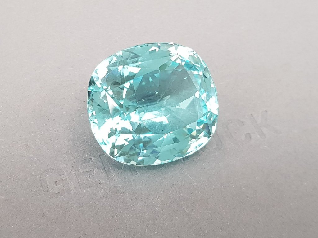 Large сushion сut Paraiba blue tourmaline 67.50 ct, Mozambique Image №3