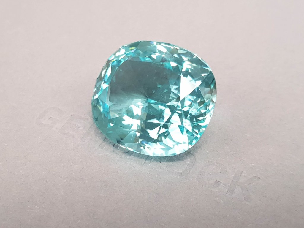 Large сushion сut Paraiba blue tourmaline 67.50 ct, Mozambique Image №4
