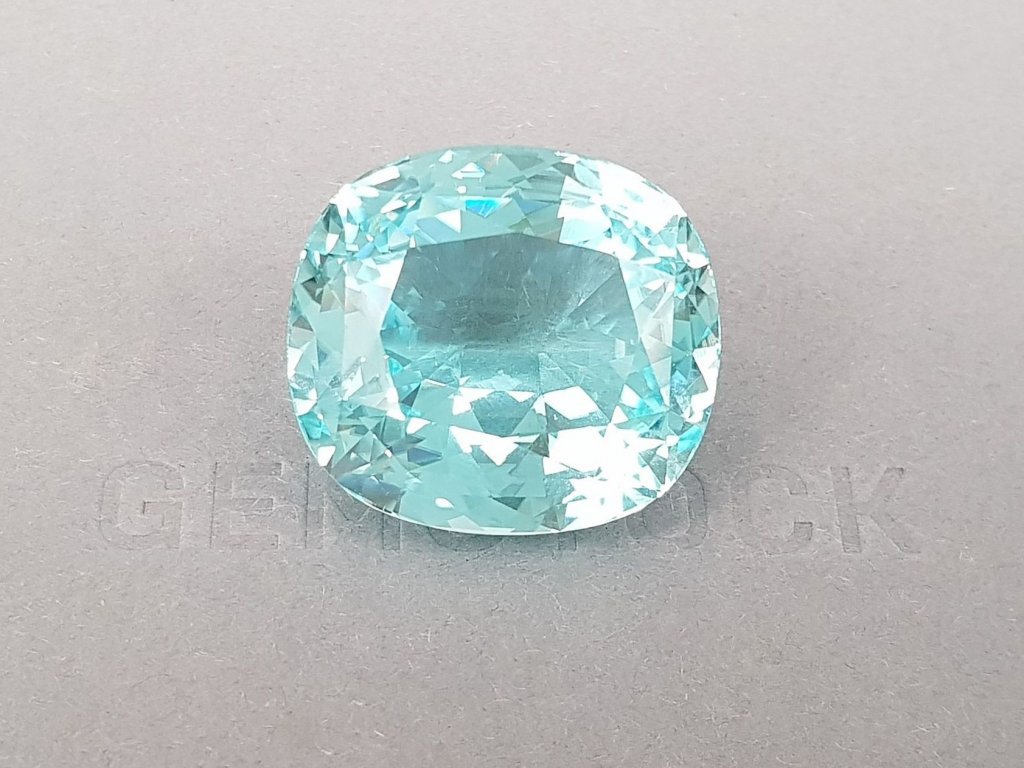 Large сushion сut Paraiba blue tourmaline 67.50 ct, Mozambique Image №2