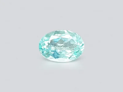 Paraiba tourmaline in oval cut 0.77 ct, Mozambique photo