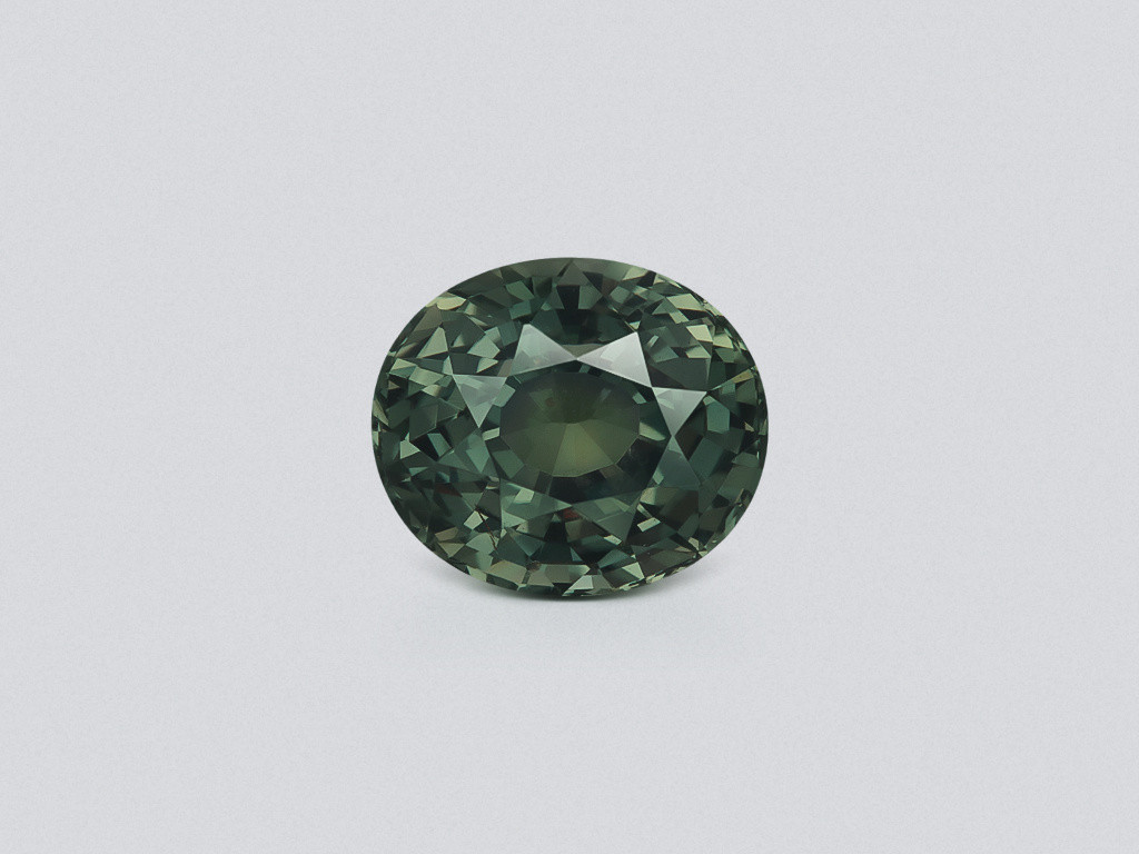 Unheated Teal sapphire oval cut  2.53 carats, Sri Lanka Image №1
