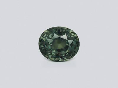 Unheated Teal sapphire oval cut  2.53 carats, Sri Lanka photo