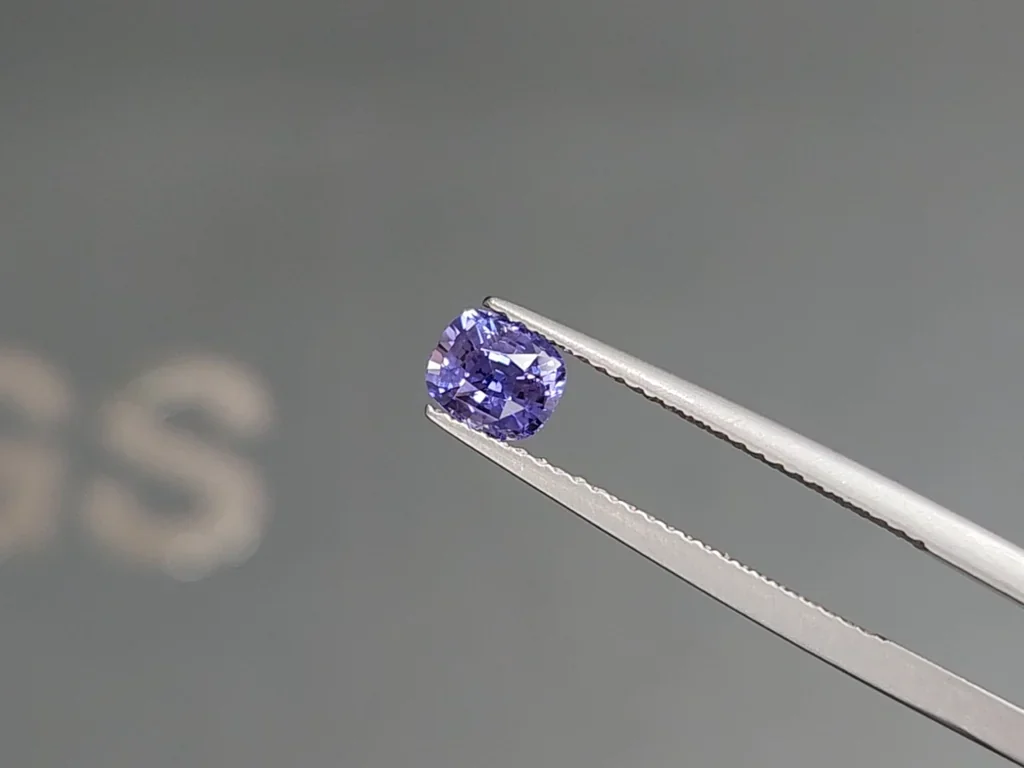 Blue sapphire cushion cut 1.02 carats, Sri Lanka Image №3