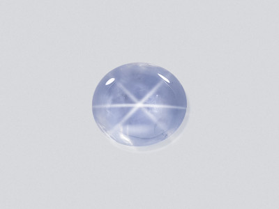 Star unheated  sapphire cabochon cut 8.34 carats, Burma (Myanmar) photo