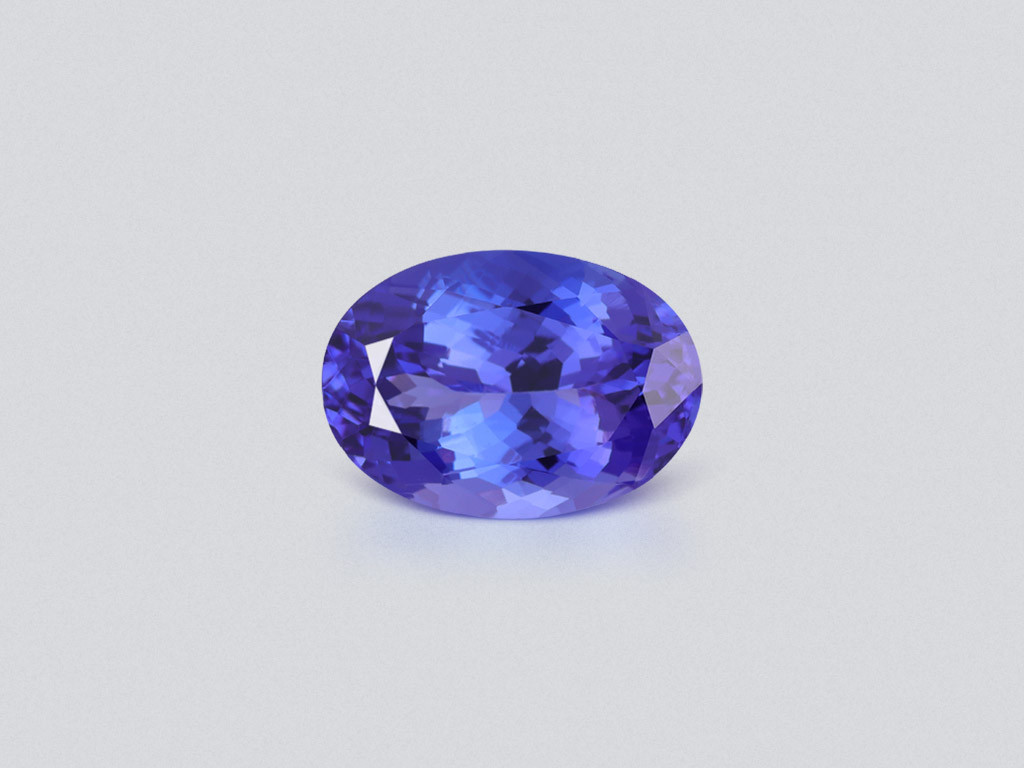 Tanzanite oval cut 7.76 carats, Tanzania Image №1