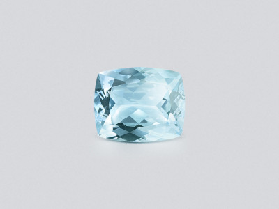 Aquamarine cushion cut 3.21 carats, Madagascar  photo