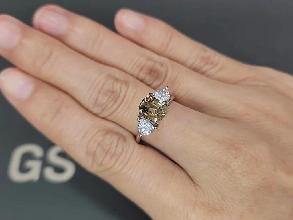 Unheated sapphireTeal cushion cut 1.74 carats, Madagascar Image №5