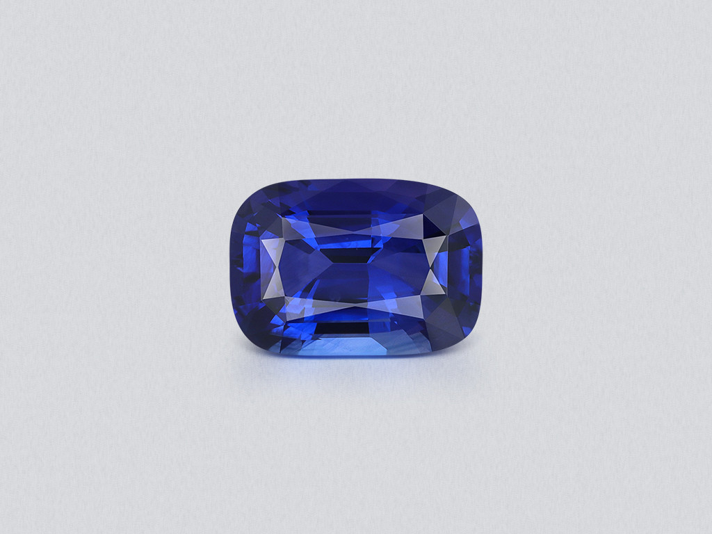 Unheated Royal Blue sapphire in cushion cut 6.61 carats, Sri Lanka Image №1