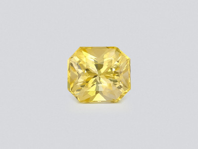 Yellow sapphire radiant cut 1.69 carats, Sri Lanka photo