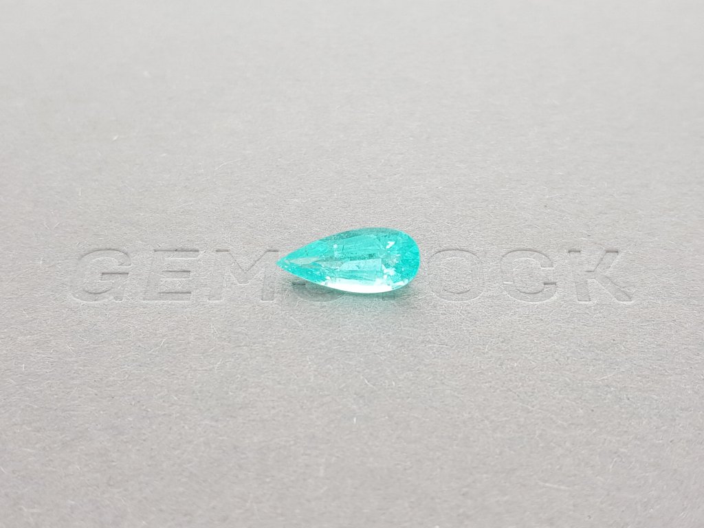Pear cut neon blue Paraiba tourmaline 1.86 ct Image №1