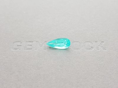 Pear cut neon blue Paraiba tourmaline 1.86 ct photo
