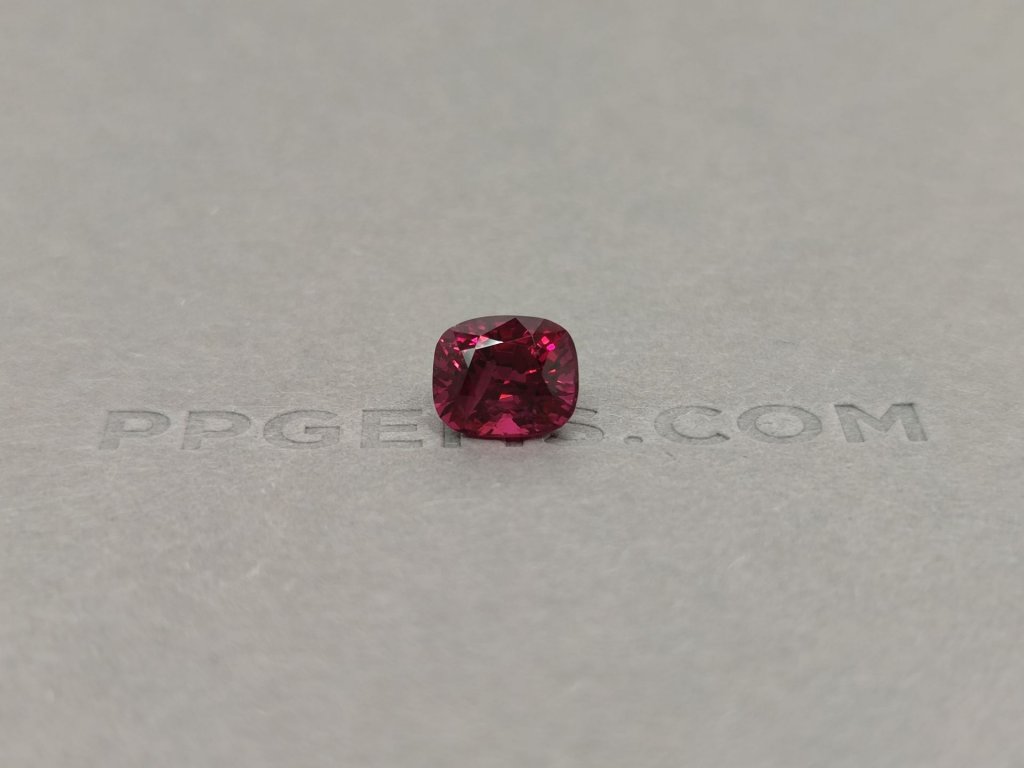 Cushion cut red spinel 3.37 ct Burma Image №1
