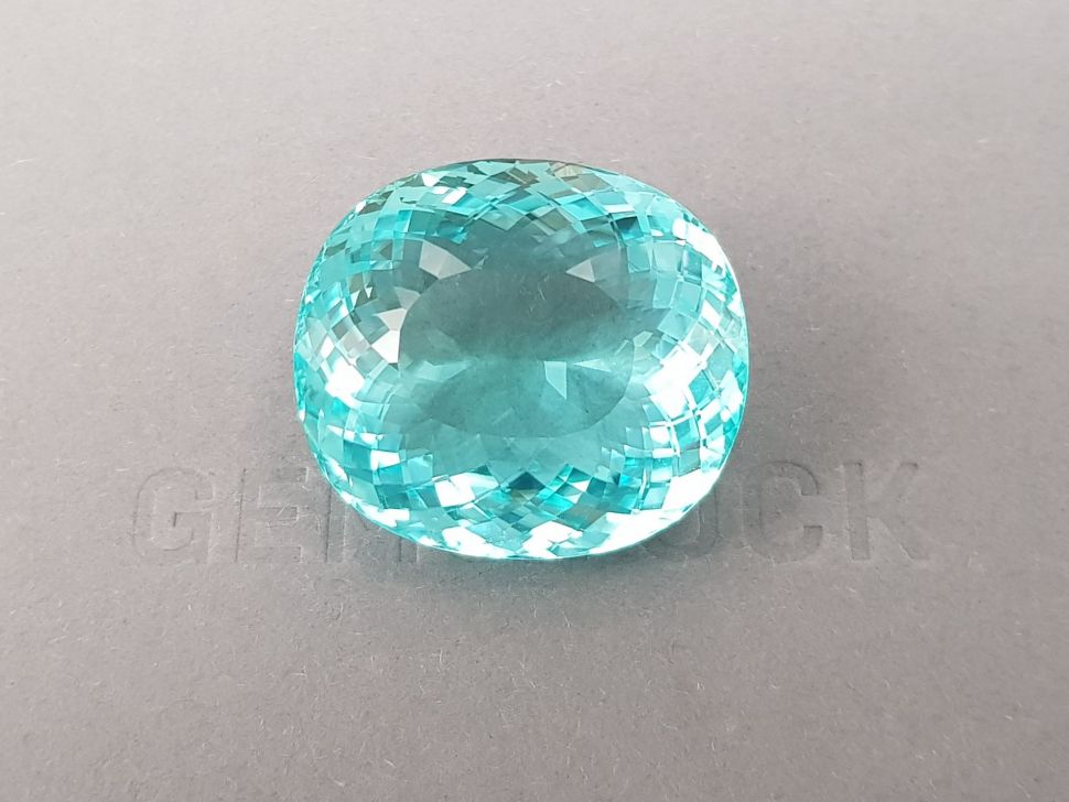 Buy Large neon blue tourmaline Paraiba in cushion cut 75.14 ct