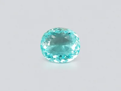 Large neon blue tourmaline Paraiba in cushion cut 75.14 ct, Mozambique photo