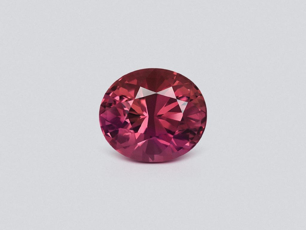 Pink-orange oval cut tourmaline 4.93 carats, Africa Image №1