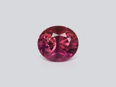 Pink-orange oval cut tourmaline 4.93 carats, Africa photo
