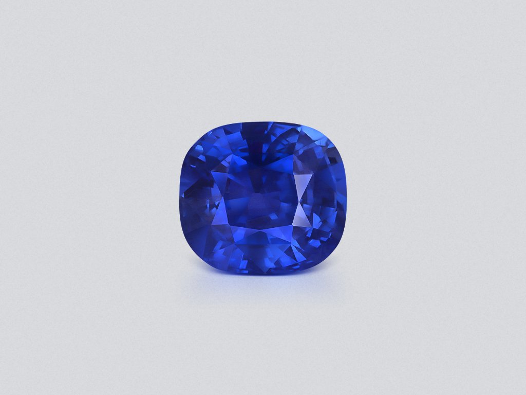 Unheated blue sapphire cushion cut 5.14 carats, Sri Lanka Image №1