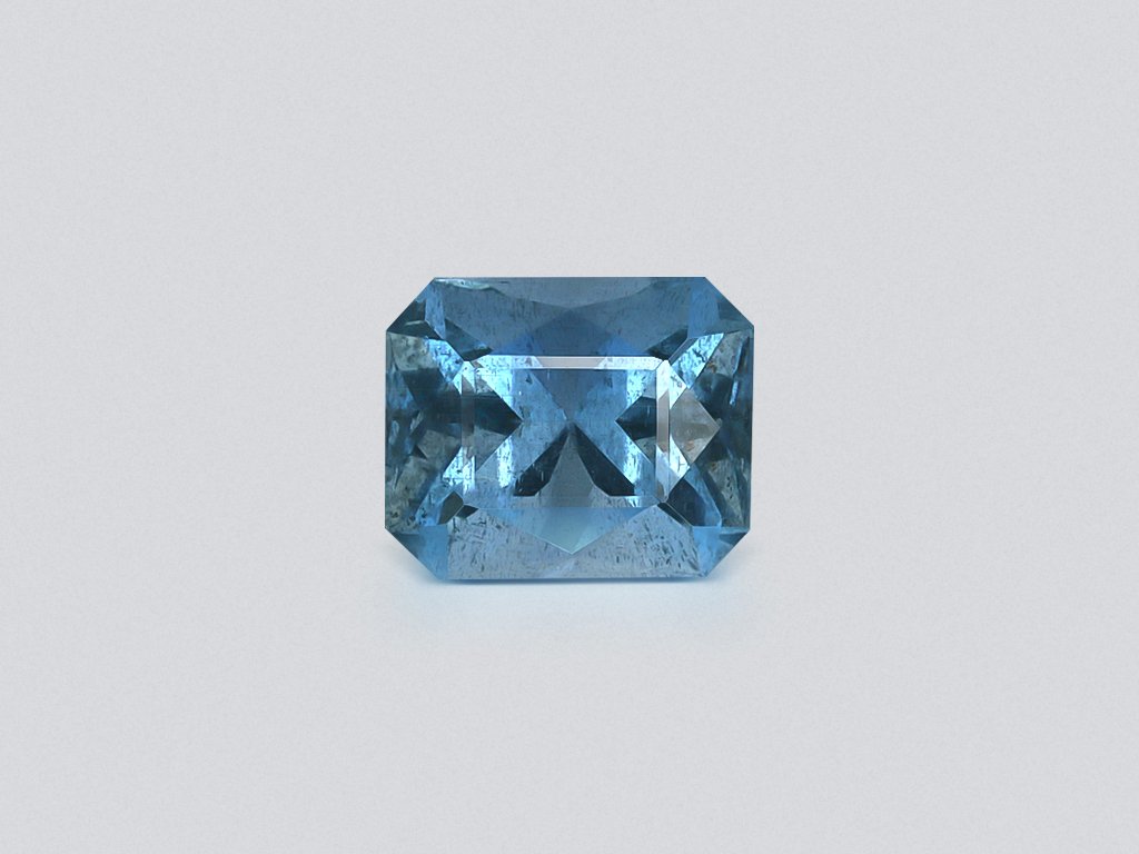 Santa Maria aquamarine radiant cut 1.19 carats, Madagascar Image №1