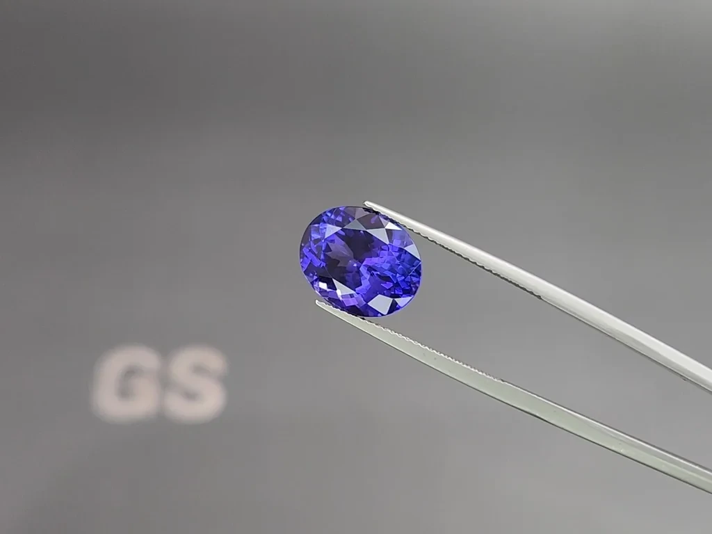 Tanzanite oval cut 7.02 carats, Tanzania Image №3