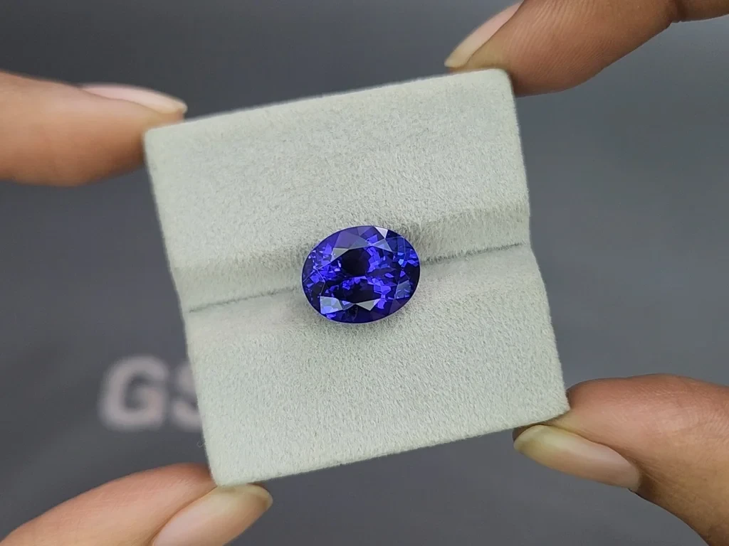 Tanzanite oval cut 7.02 carats, Tanzania Image №4