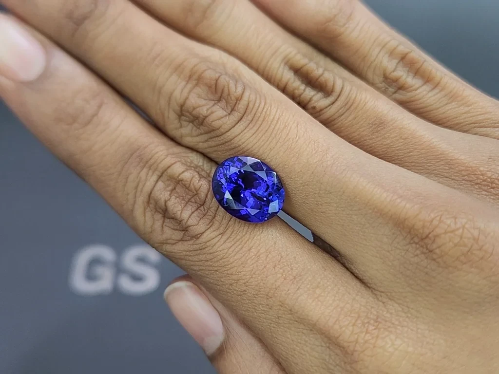 Tanzanite oval cut 7.02 carats, Tanzania Image №2