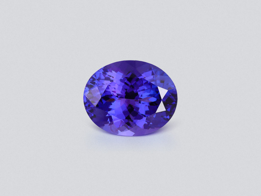 Tanzanite oval cut 7.02 carats, Tanzania Image №1