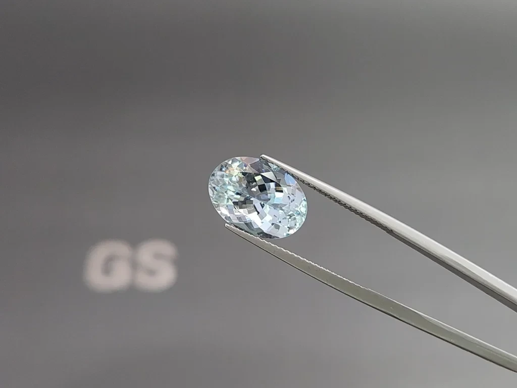 Aquamarine oval cut 5.38 carats, Madagascar  Image №3