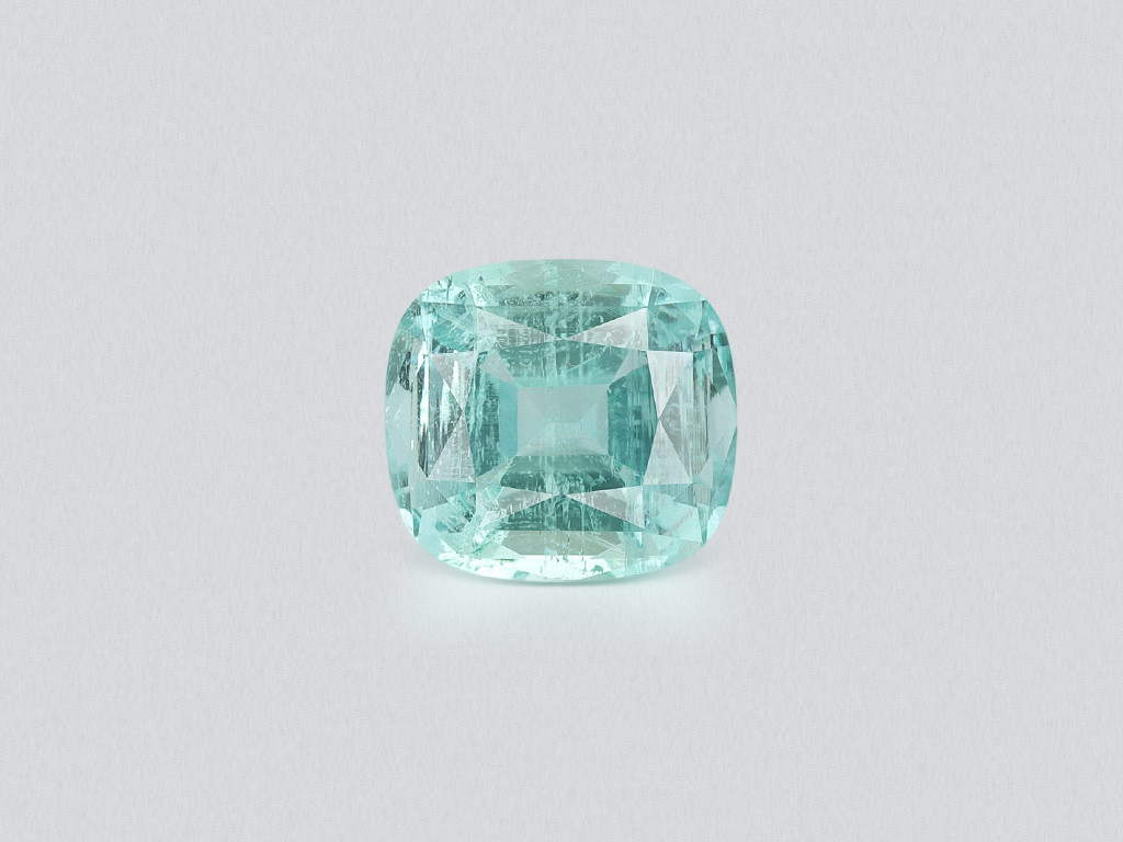 Aquamarine cushion cut 1.51 carats, Madagascar  Image №1