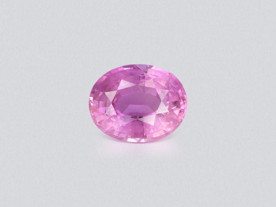 Unheated pink sapphire oval cut 5.52 carats, Sri Lanka photo