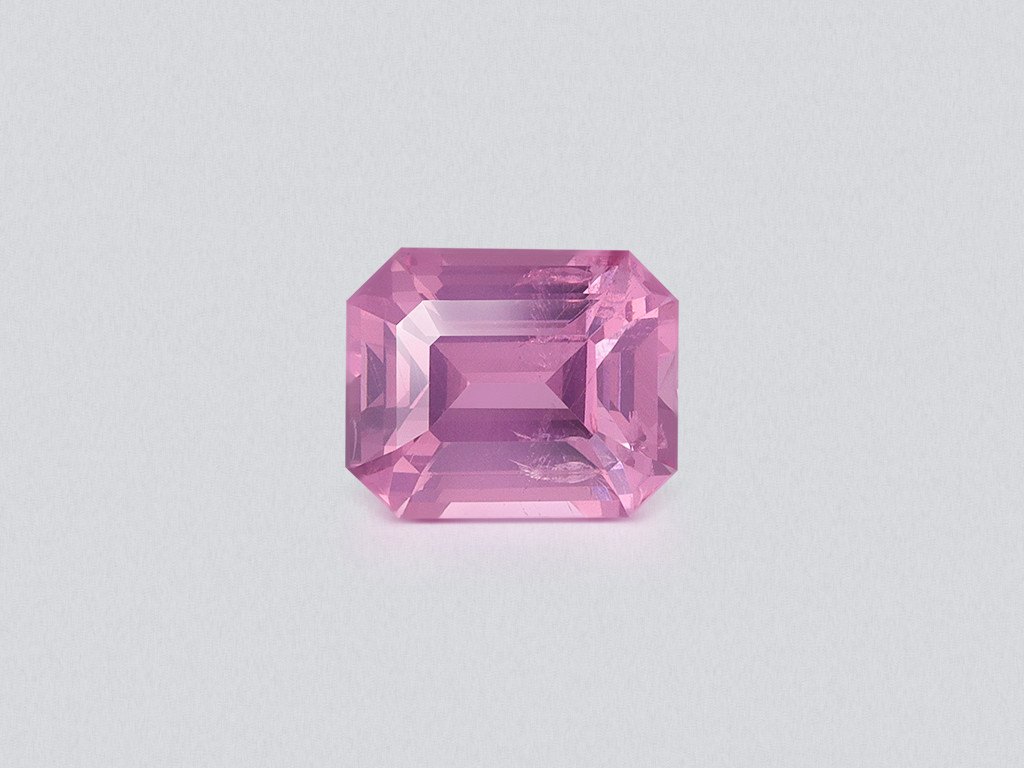 Pink spinel Mahenge octagon cut 1.06 carats, Tanzania Image №1