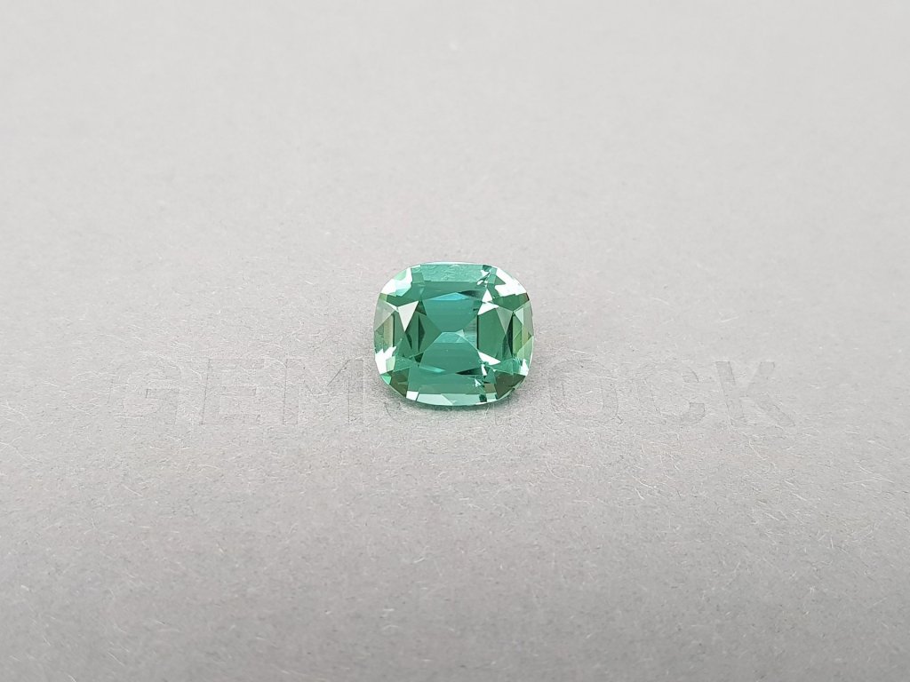 Cushion cut Lagoon tourmaline 6.78 ct, Congo Image №1