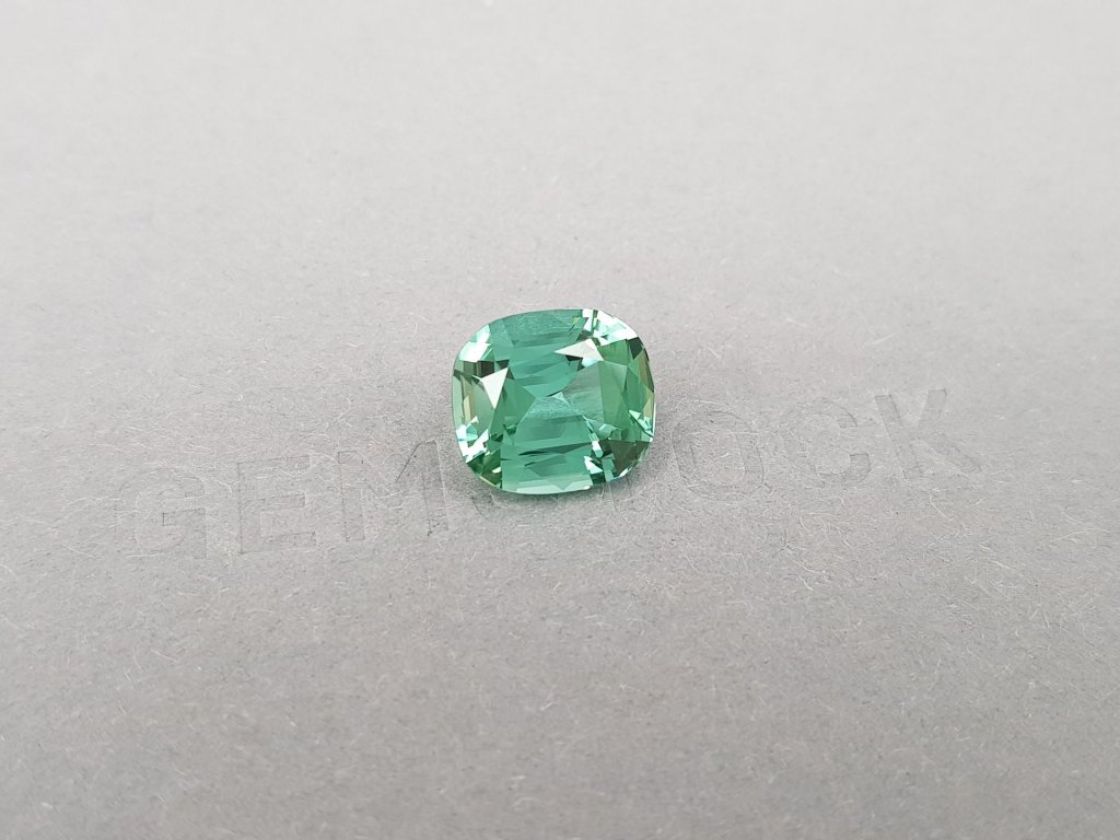 Cushion cut Lagoon tourmaline 6.78 ct, Congo Image №3