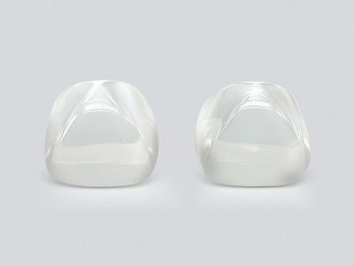 Pair of moonstones from Burma in sugarloaf cut 24.93 ct photo