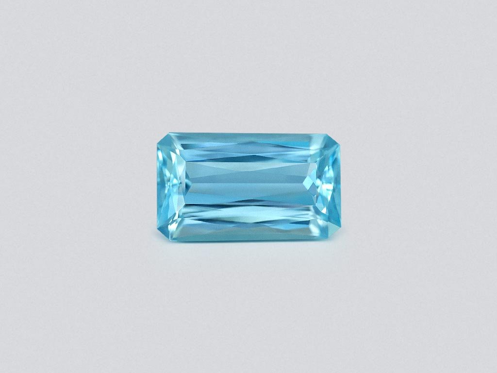Large octagon cut aquamarine 50.36 carats, Madagascar Image №1