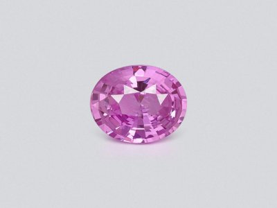 Pink spinel in oval cut 1.58 carats, Tanzania photo
